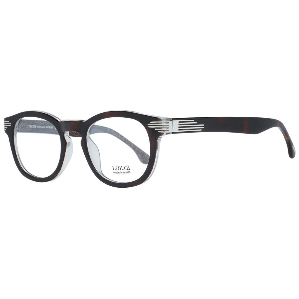 Lozza glasses in Brown with Plastic frame, model Lozza Optical Frames VL4104 480APB, from Burghley & Co – Luxury eyewear UK