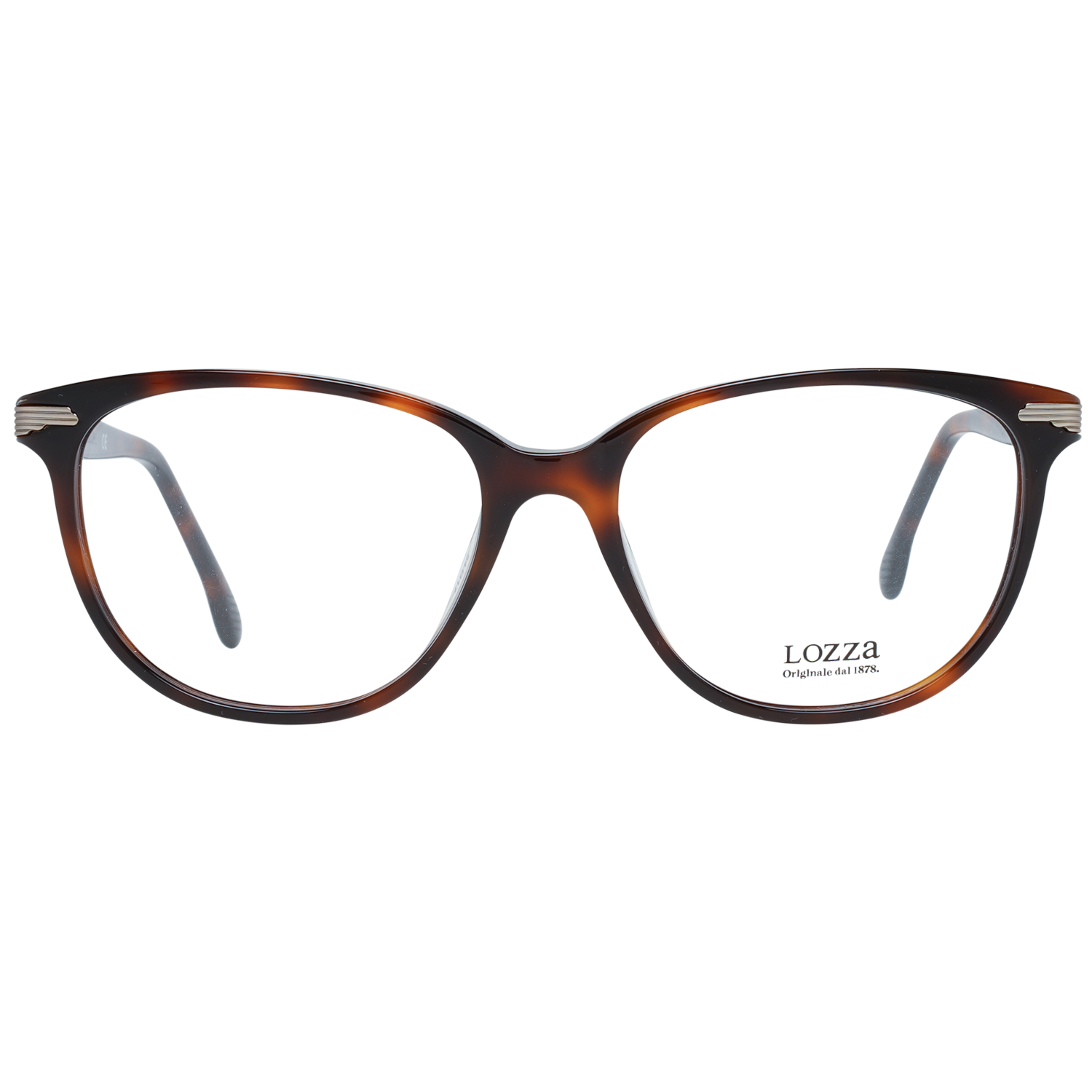 Lozza glasses in Brown with Plastic frame, model Lozza Optical Frames VL4107 5409AJ, from Burghley & Co – Luxury eyewear UK