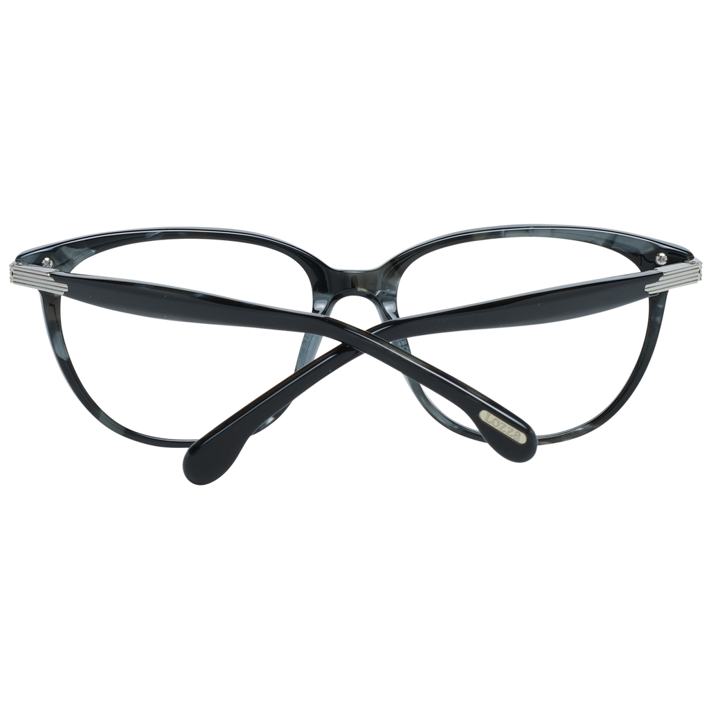 Lozza Round glasses in Black with Plastic frame, model Lozza Optical Frames VL4107 540APA, from Burghley & Co – Luxury eyewear UK