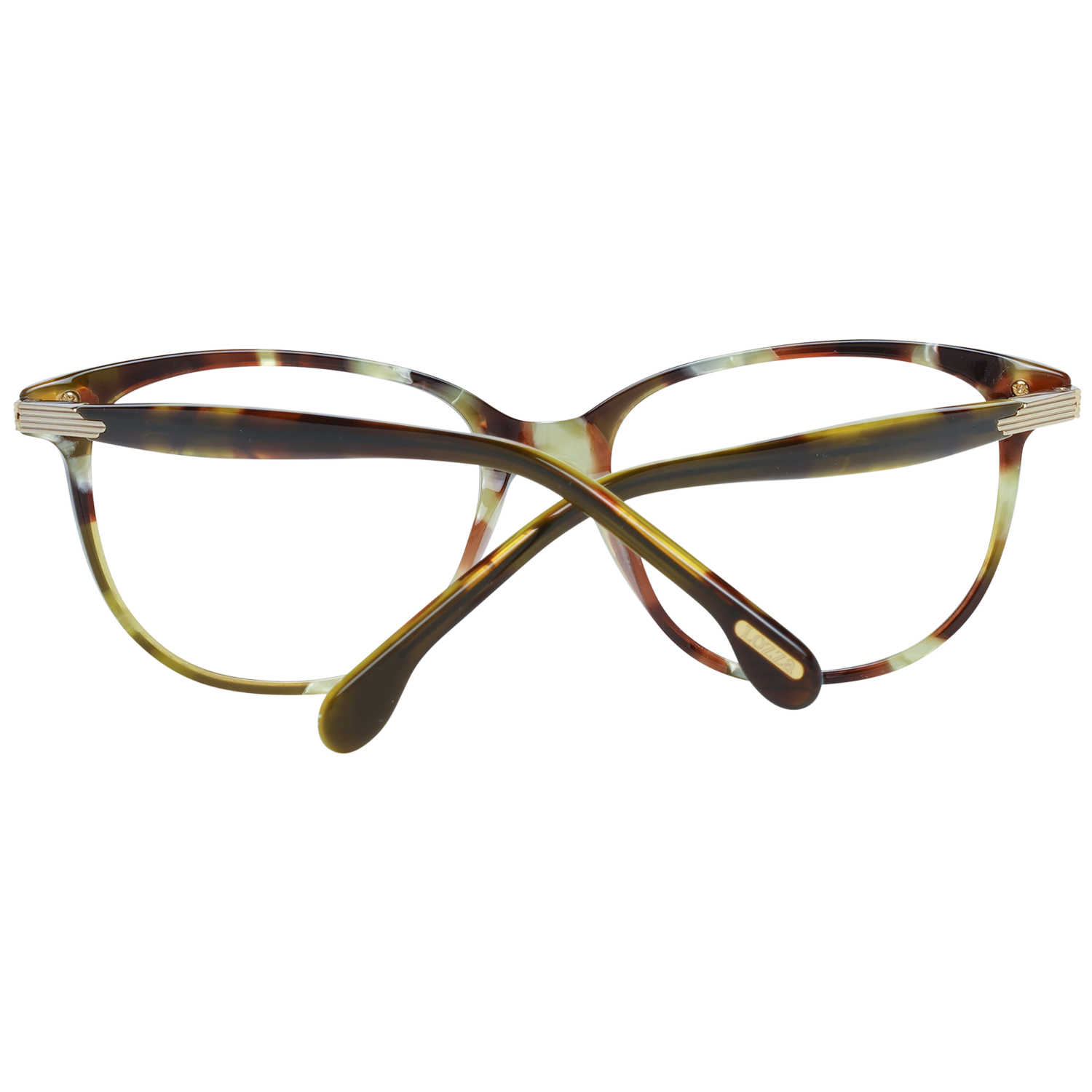 Lozza Round glasses in Brown with Plastic frame, model Lozza Optical Frames VL4107 540AQP, from Burghley & Co – Luxury eyewear UK