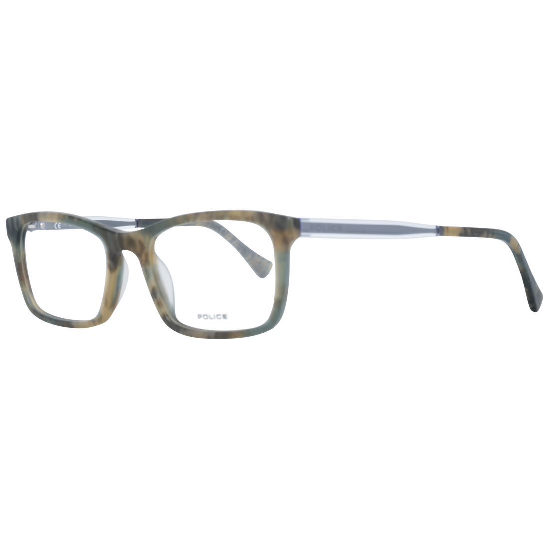 Police Rectangle glasses in Green with Plastic frame, model Police Optical Frames PL262N 527D7M, from Burghley & Co – Luxury eyewear UK