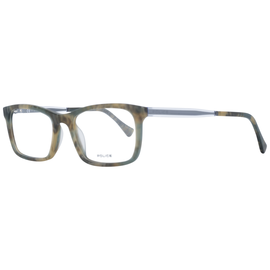 Police Rectangle glasses in Green with Plastic frame, model Police Optical Frames PL262N 527D7M, from Burghley & Co – Luxury eyewear UK