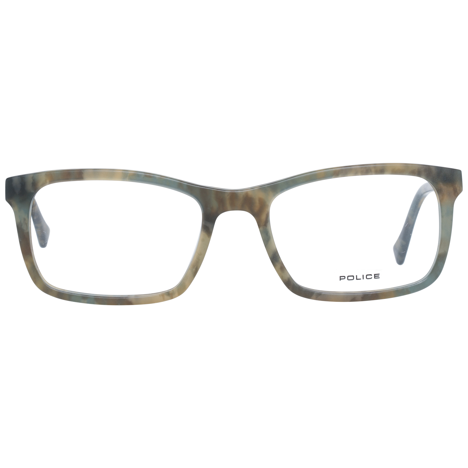 Police Rectangle glasses in Green with Plastic frame, model Police Optical Frames PL262N 527D7M, from Burghley & Co – Luxury eyewear UK