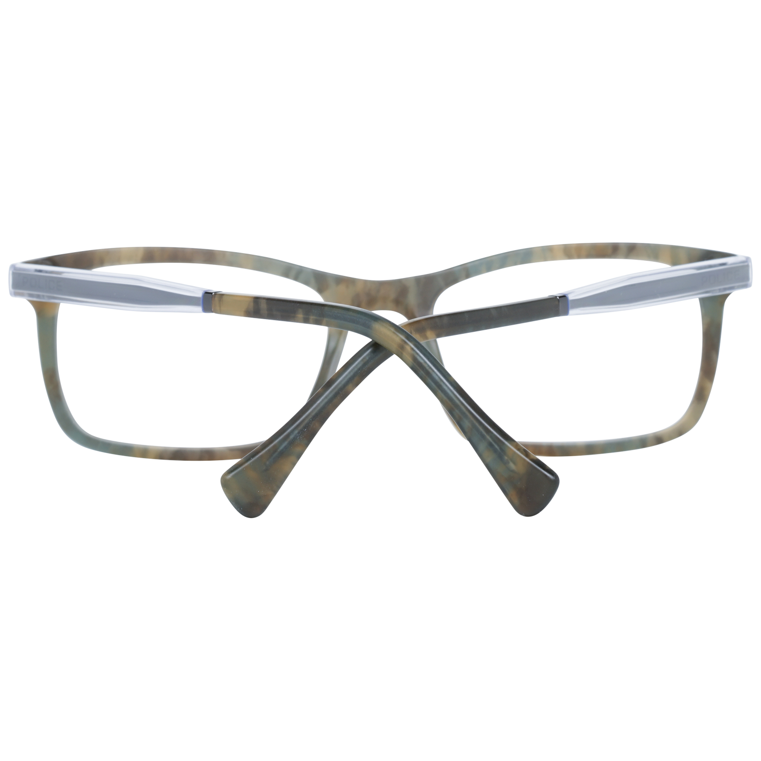 Police Rectangle glasses in Green with Plastic frame, model Police Optical Frames PL262N 527D7M, from Burghley & Co – Luxury eyewear UK