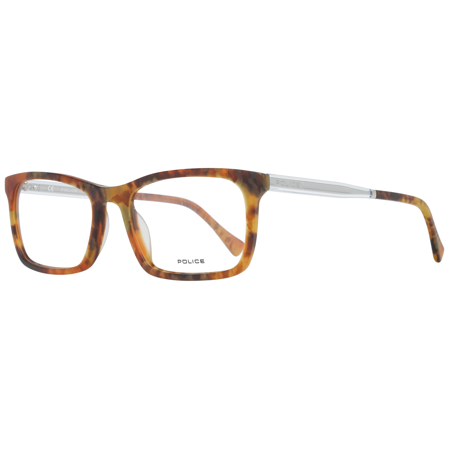 Police glasses in Brown with Plastic frame, model Police Optical Frames VPL262N54763M, from Burghley & Co – Luxury eyewear UK