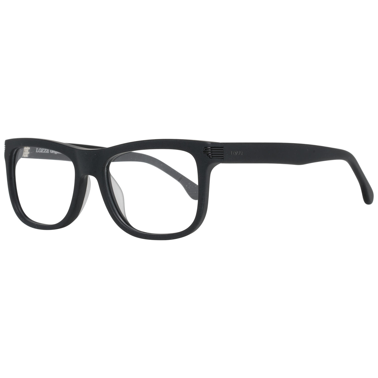 Lozza glasses in Black with Plastic frame, model Lozza Optical Frames VL4122 51BLKM, from Burghley & Co – Luxury eyewear UK