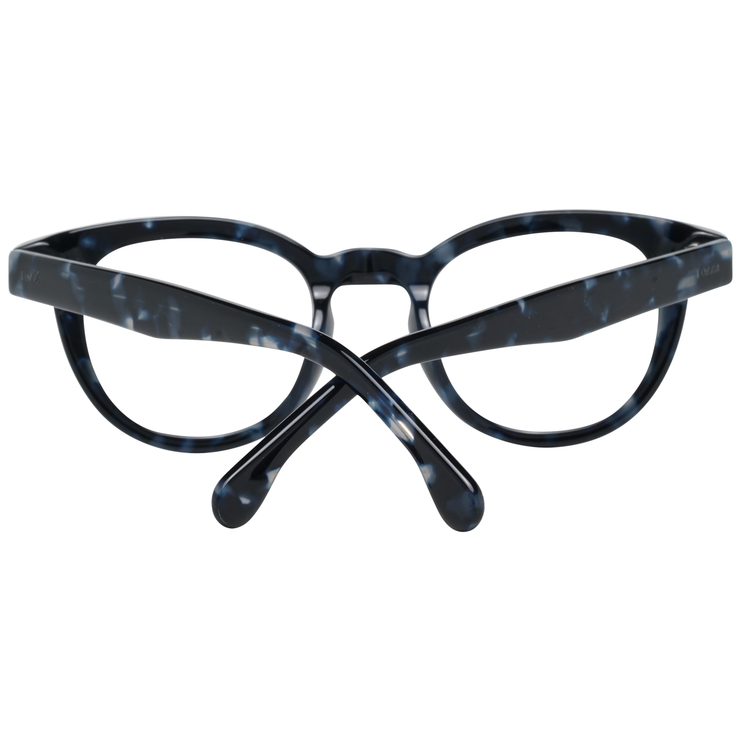 Lozza glasses in Blue with Plastic frame, model Lozza Optical Frames VL4123 4506DQ, from Burghley & Co – Luxury eyewear UK
