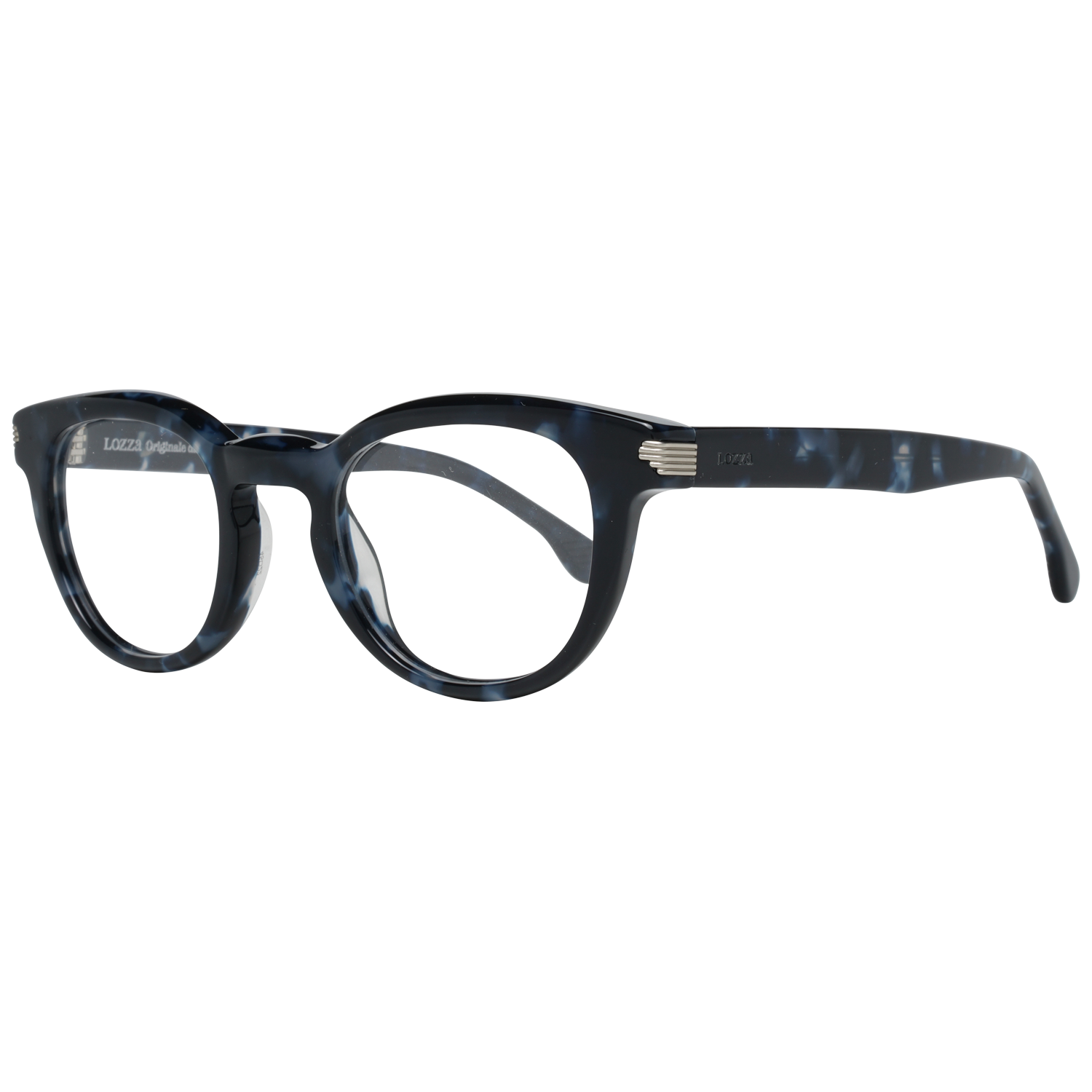 Lozza glasses in Black with Plastic frame, model Lozza Optical Frames VL4123 450BLK, from Burghley & Co – Luxury eyewear UK