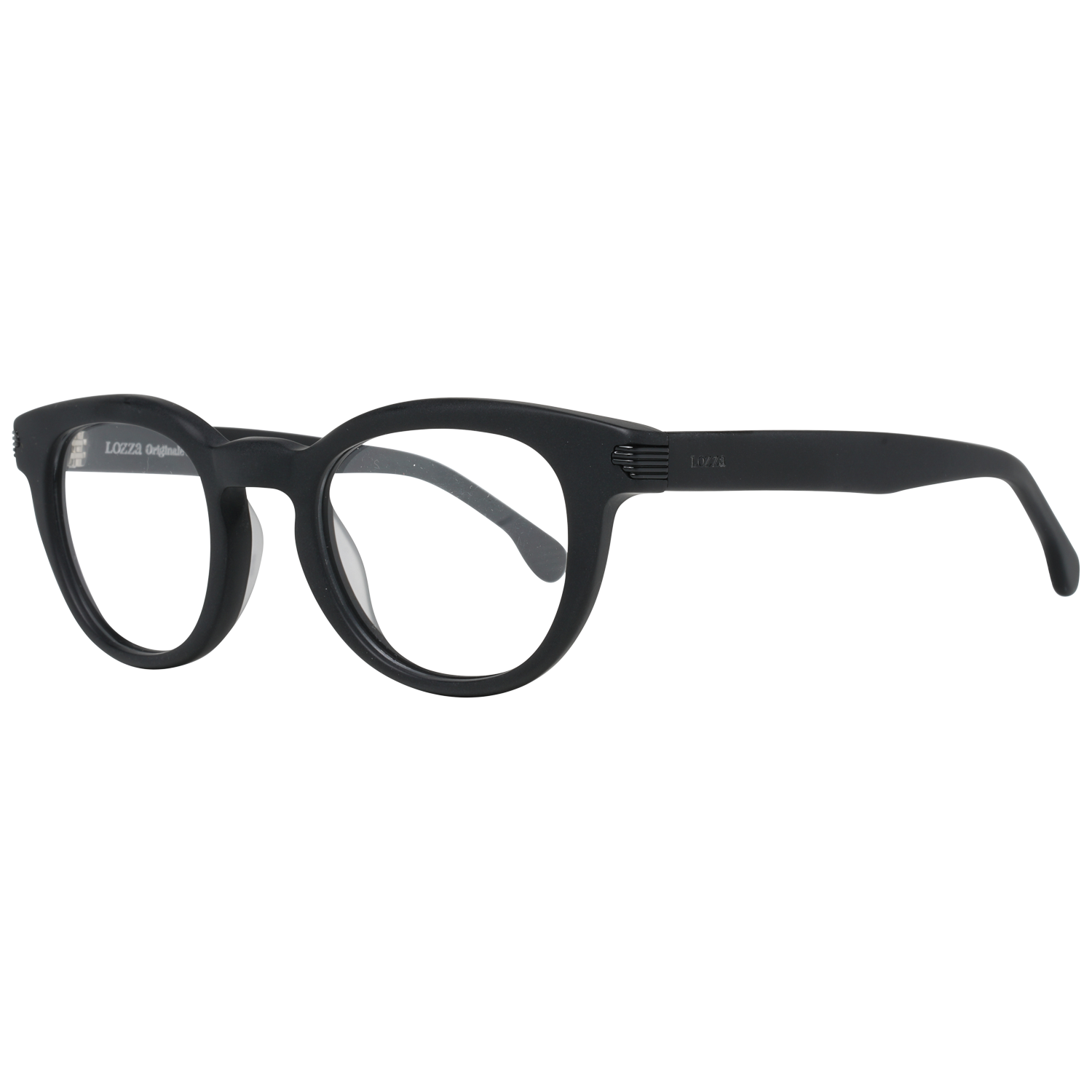 Lozza glasses in Black with Plastic frame, model Lozza Optical Frames VL4123 45BLKM, from Burghley & Co – Luxury eyewear UK