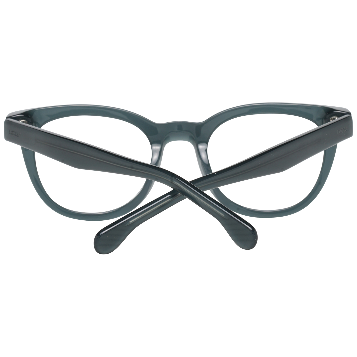Lozza Round glasses in Green with Plastic frame, model Lozza Optical Frames VL4124 470T92, from Burghley & Co – Luxury eyewear UK