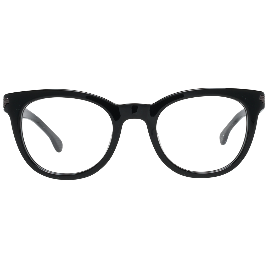 Lozza Round glasses in Black with Plastic frame, model Lozza Optical Frames VL4124 47BLKY, from Burghley & Co – Luxury eyewear UK