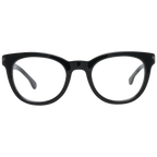 Lozza Round glasses in Black with Plastic frame, model Lozza Optical Frames VL4124 47BLKY, from Burghley & Co – Luxury eyewear UK