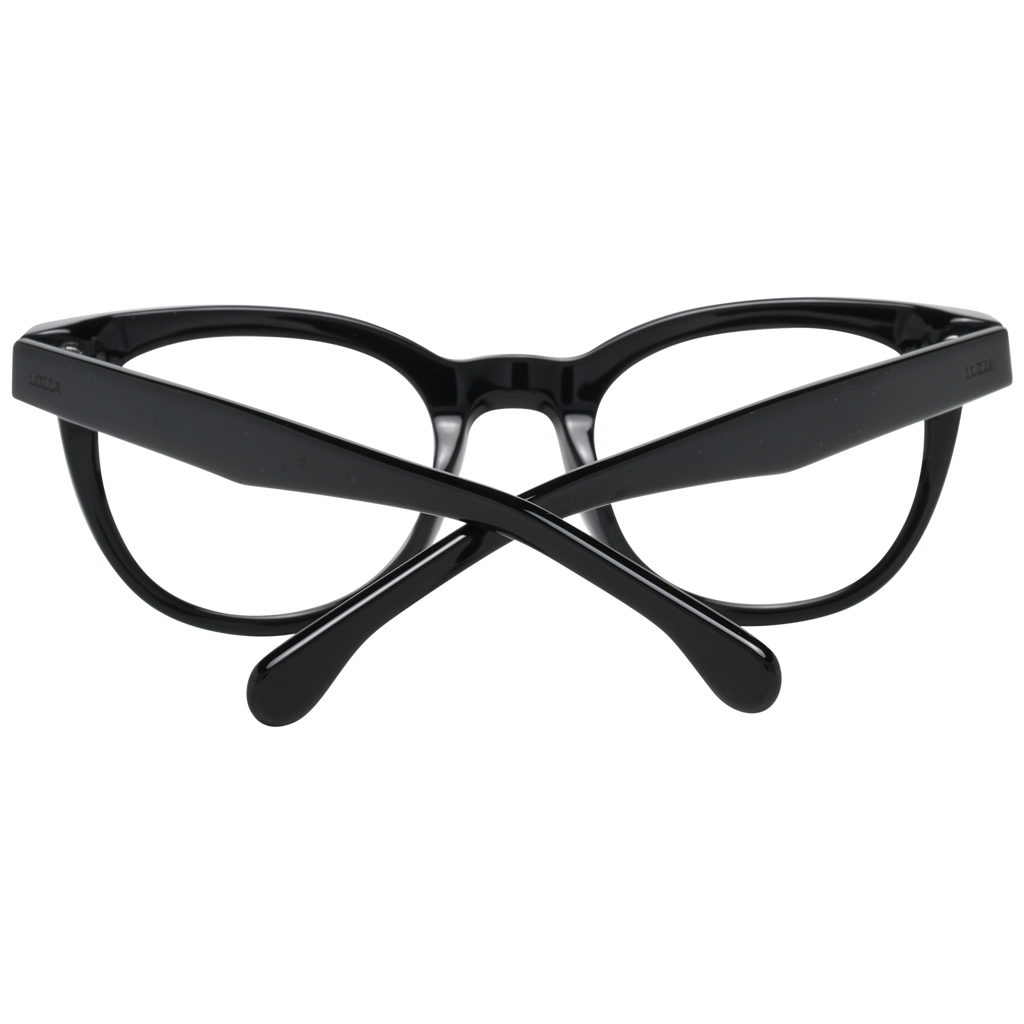Lozza Round glasses in Black with Plastic frame, model Lozza Optical Frames VL4124 47BLKY, from Burghley & Co – Luxury eyewear UK