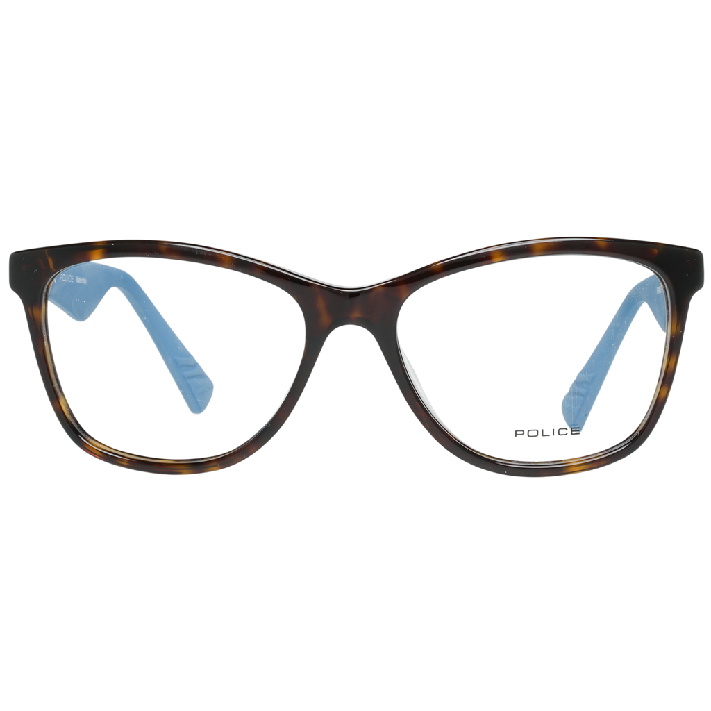 Police glasses in Brown with Plastic frame, model Police Optical Frame VPL414 722Y 52, from Burghley & Co – Luxury eyewear UK