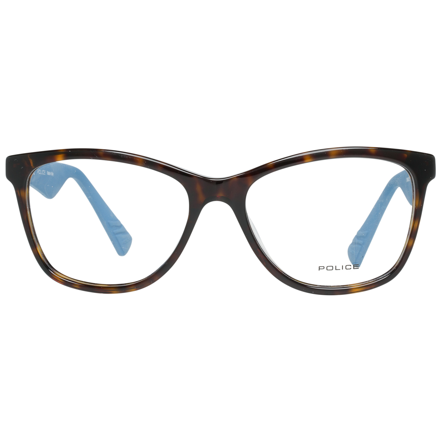 Police glasses in Brown with Plastic frame, model Police Optical Frame VPL414 722Y 52, from Burghley & Co – Luxury eyewear UK