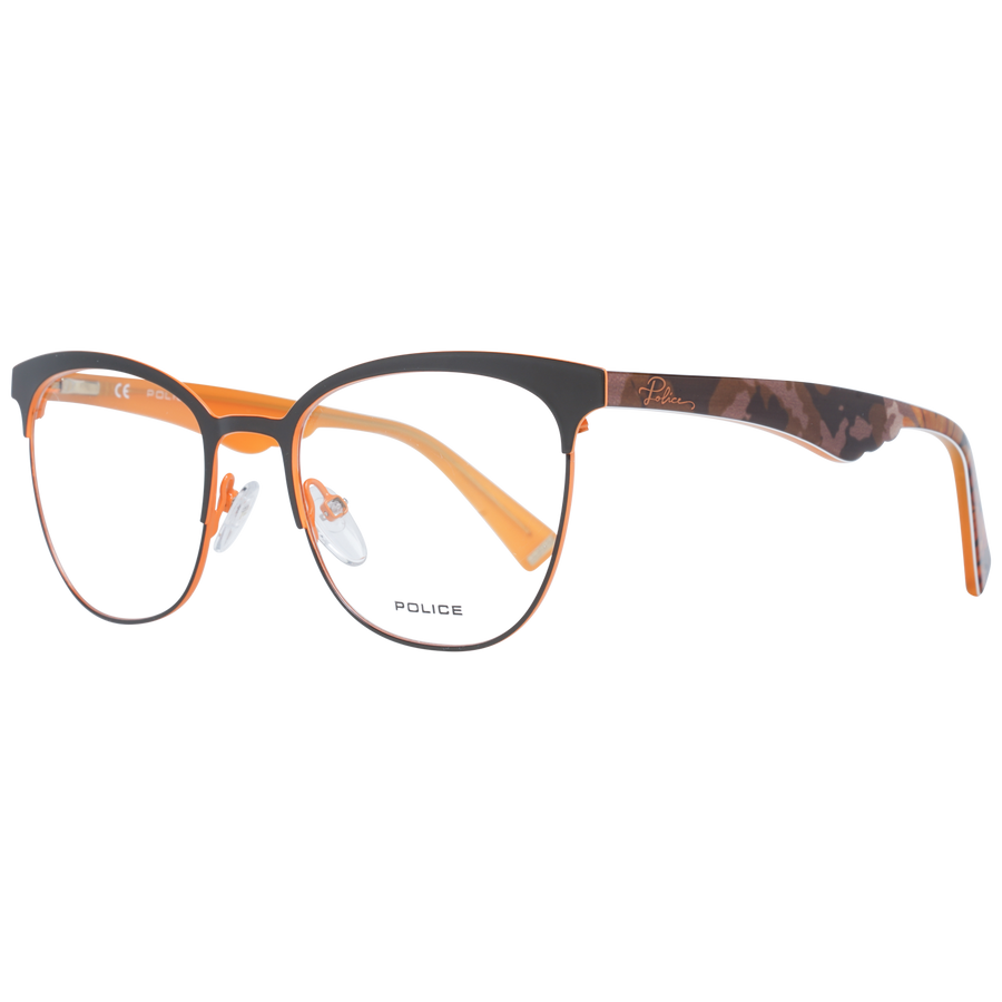 Police glasses in Brown with Plastic frame, model Police Optical Frames PL417 510SCB, from Burghley & Co – Luxury eyewear UK
