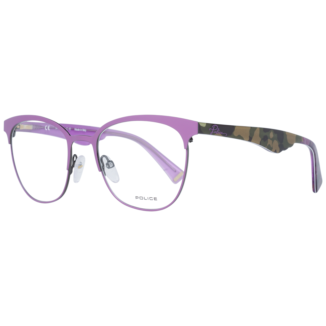 Police glasses in Purple with Plastic frame, model Police Optical Frames PL417M 5108PP, from Burghley & Co – Luxury eyewear UK