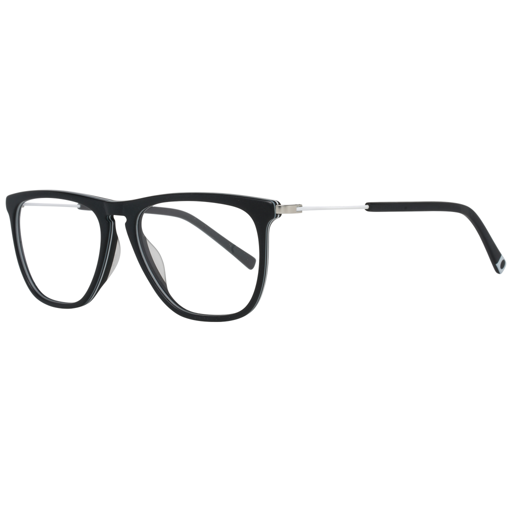 Sting Square glasses in Black with Metal frame, model Sting Optical Frames VST066 529WRM, from Burghley & Co – Luxury eyewear UK