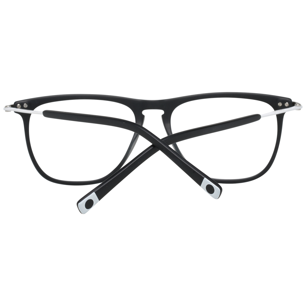 Sting Square glasses in Black with Metal frame, model Sting Optical Frames VST066 529WRM, from Burghley & Co – Luxury eyewear UK