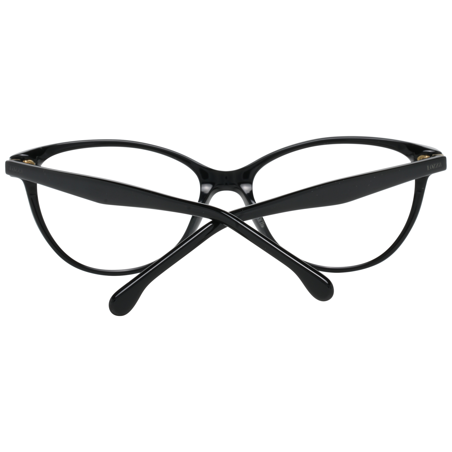 Lozza glasses in Black with Plastic frame, model Lozza Optical Frames VL4138 530BLK, from Burghley & Co – Luxury eyewear UK