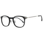 Lozza Round glasses in Black with Metal frame, model Lozza Optical Frames VL4143 500BLK, from Burghley & Co – Luxury eyewear UK