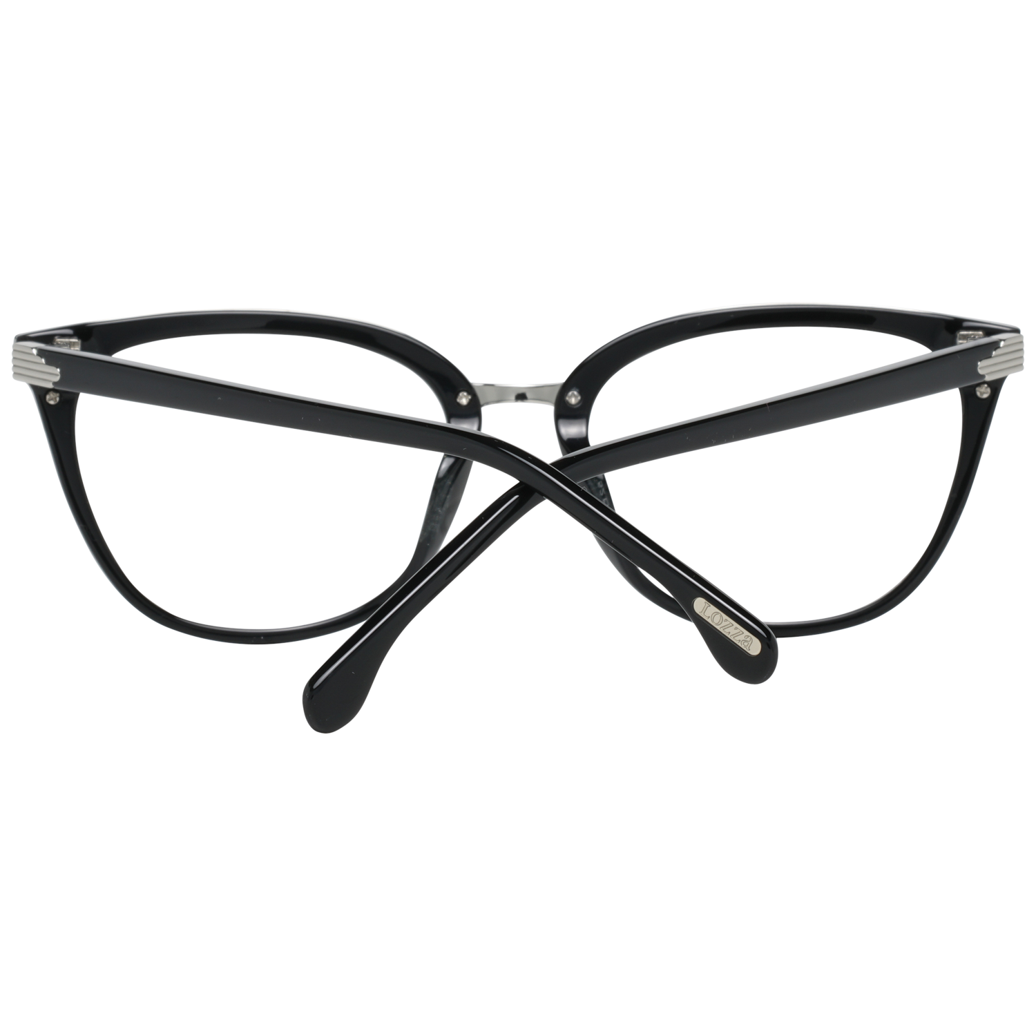 Lozza glasses in Black with Plastic frame, model Lozza Optical Frames VL4146 520BLK, from Burghley & Co – Luxury eyewear UK