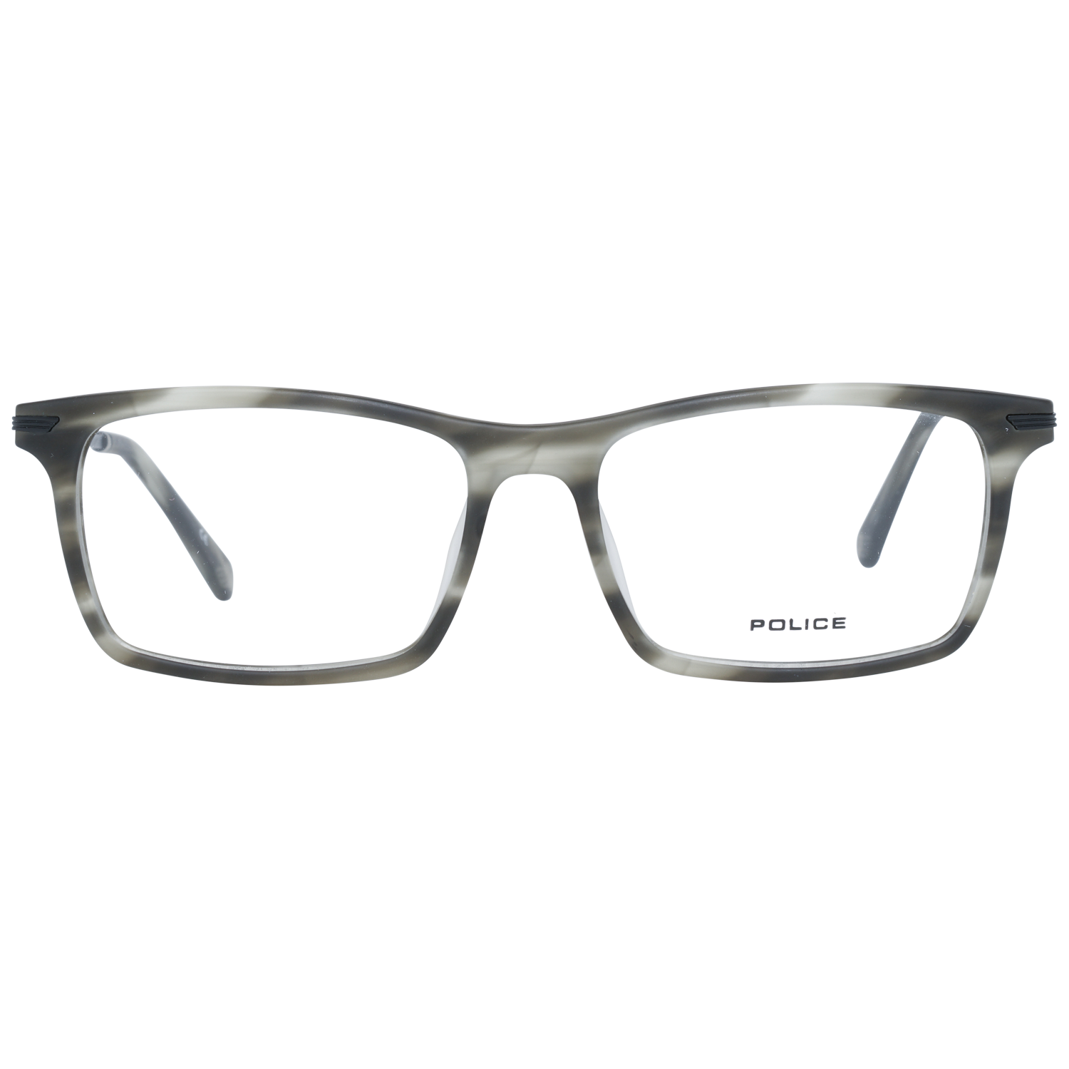 Police glasses in Grey with Metal frame, model Police Optical Frames PL473 524ATM, from Burghley & Co – Luxury eyewear UK