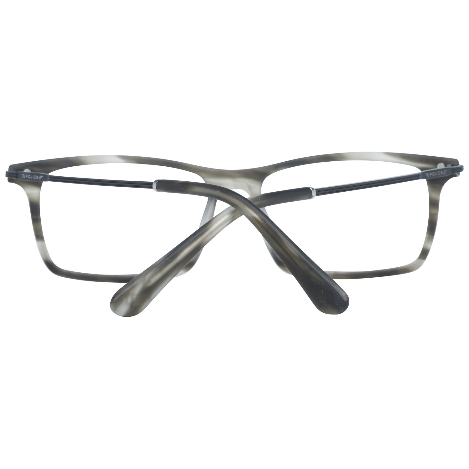 Police glasses in Grey with Metal frame, model Police Optical Frames PL473 524ATM, from Burghley & Co – Luxury eyewear UK