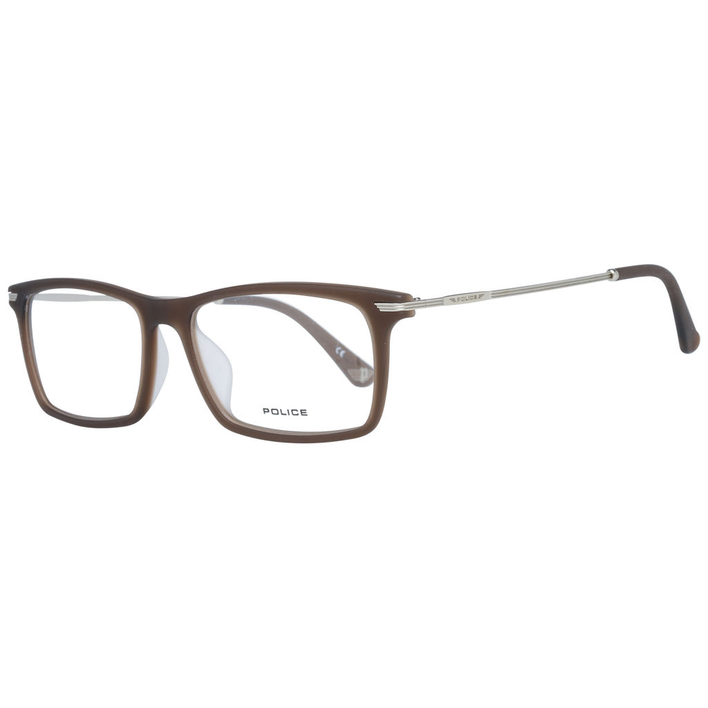 Police Rectangle glasses in Brown with Metal frame, model Police Optical Frames PL473 526W8M, from Burghley & Co – Luxury eyewear UK