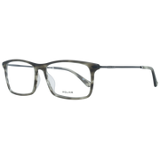 Police glasses in Grey with Metal frame, model Police Optical Frames VPL473 544ATM, from Burghley & Co – Luxury eyewear UK