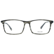 Police glasses in Grey with Metal frame, model Police Optical Frames VPL473 544ATM, from Burghley & Co – Luxury eyewear UK