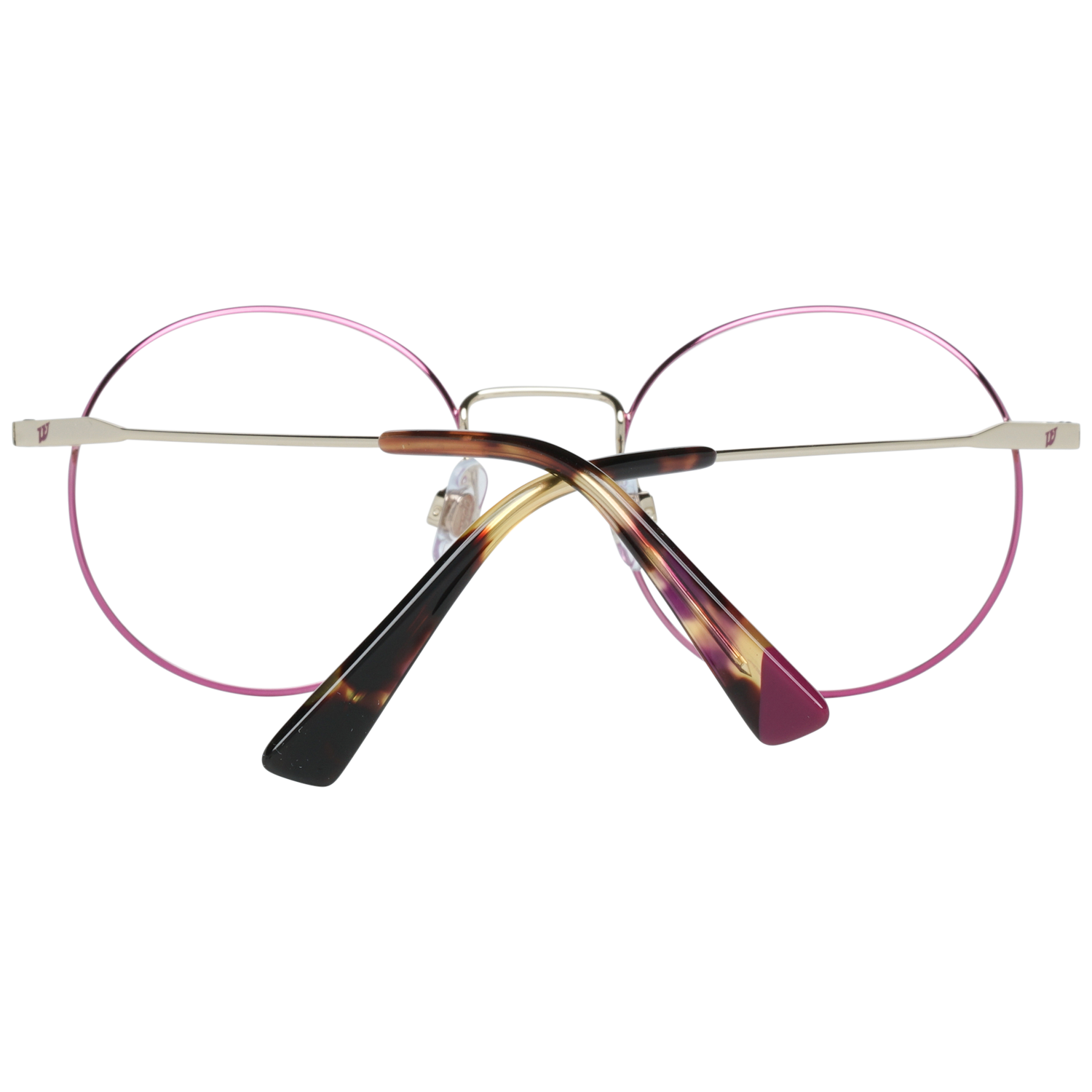 Web Round glasses in Pink with Metal frame, model Web Optical Frames WE5274 4932A, from Burghley & Co – Luxury eyewear UK