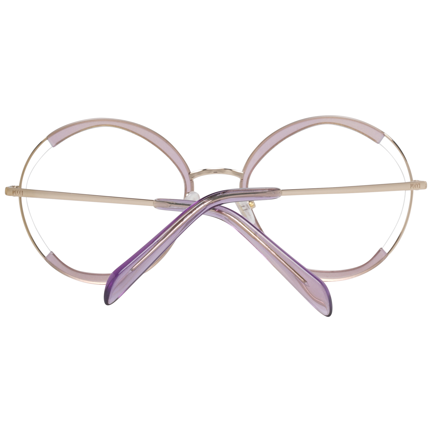 Pucci Round glasses in Purple with Metal frame, model Pucci Optical Frames EP5089 083 54, from Burghley & Co – Luxury eyewear UK