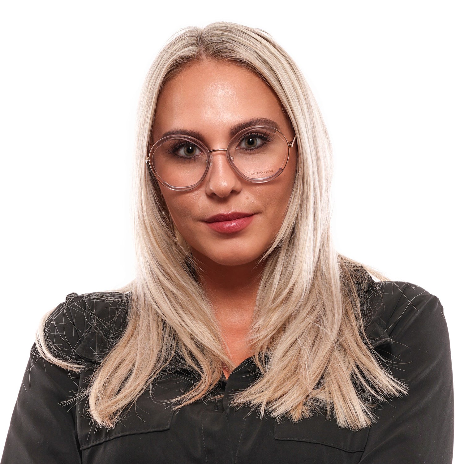 Pucci Round glasses in Purple with Metal frame, model Pucci Optical Frames EP5089 083 54, from Burghley & Co – Luxury eyewear UK