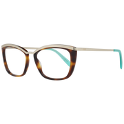 Pucci Rectangle glasses in Brown with Metal frame, model Pucci Optical Frames EP5093 052 54, from Burghley & Co – Luxury eyewear UK