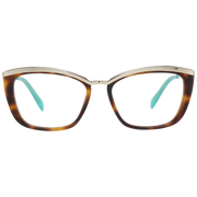 Pucci Rectangle glasses in Brown with Metal frame, model Pucci Optical Frames EP5093 052 54, from Burghley & Co – Luxury eyewear UK