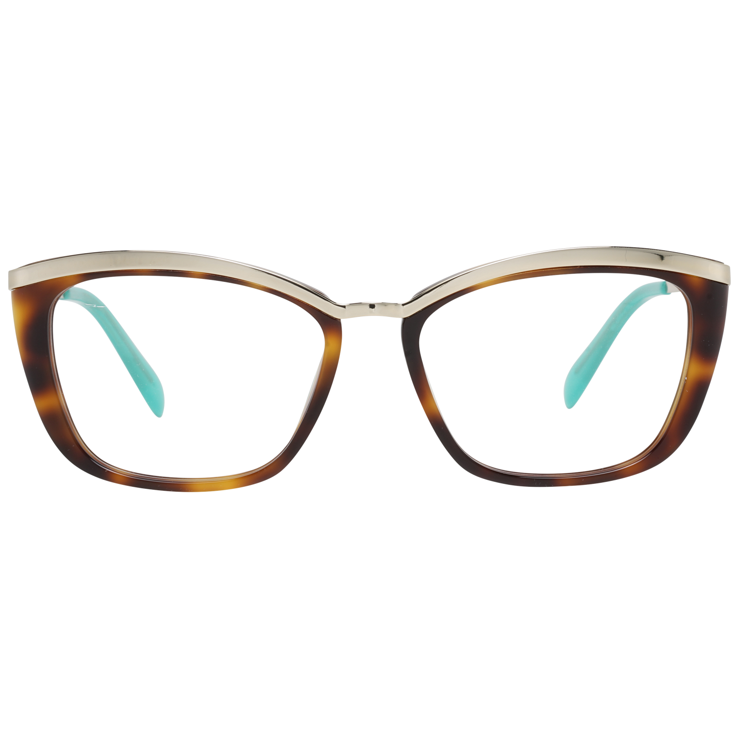 Pucci Rectangle glasses in Brown with Metal frame, model Pucci Optical Frames EP5093 052 54, from Burghley & Co – Luxury eyewear UK