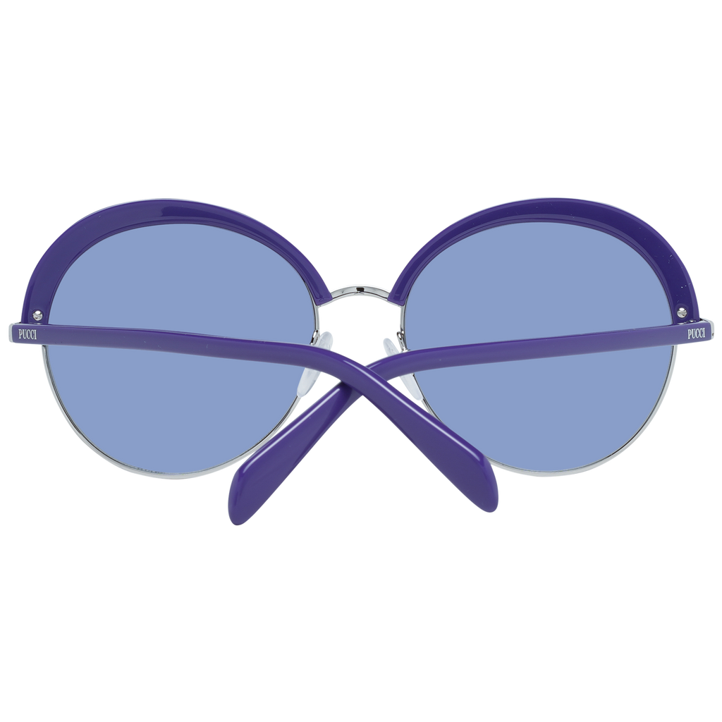 Pucci Oval sunglasses in Purple with Metal frame, model Pucci Sunglasses EP0102 92W 57, from Burghley & Co – Luxury eyewear UK
