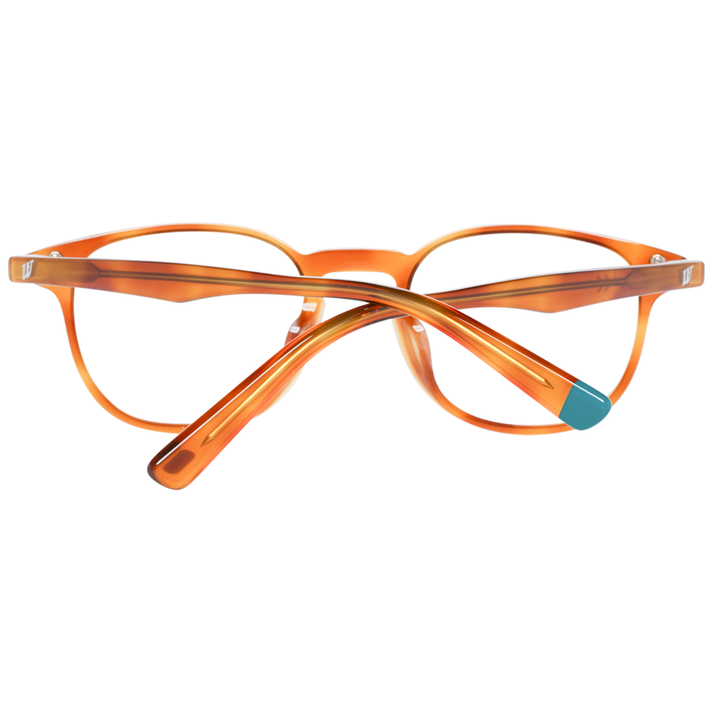 Web Round glasses in Orange with Plastic frame, model Web Optical Frame WE5280 053 46, from Burghley & Co – Luxury eyewear UK