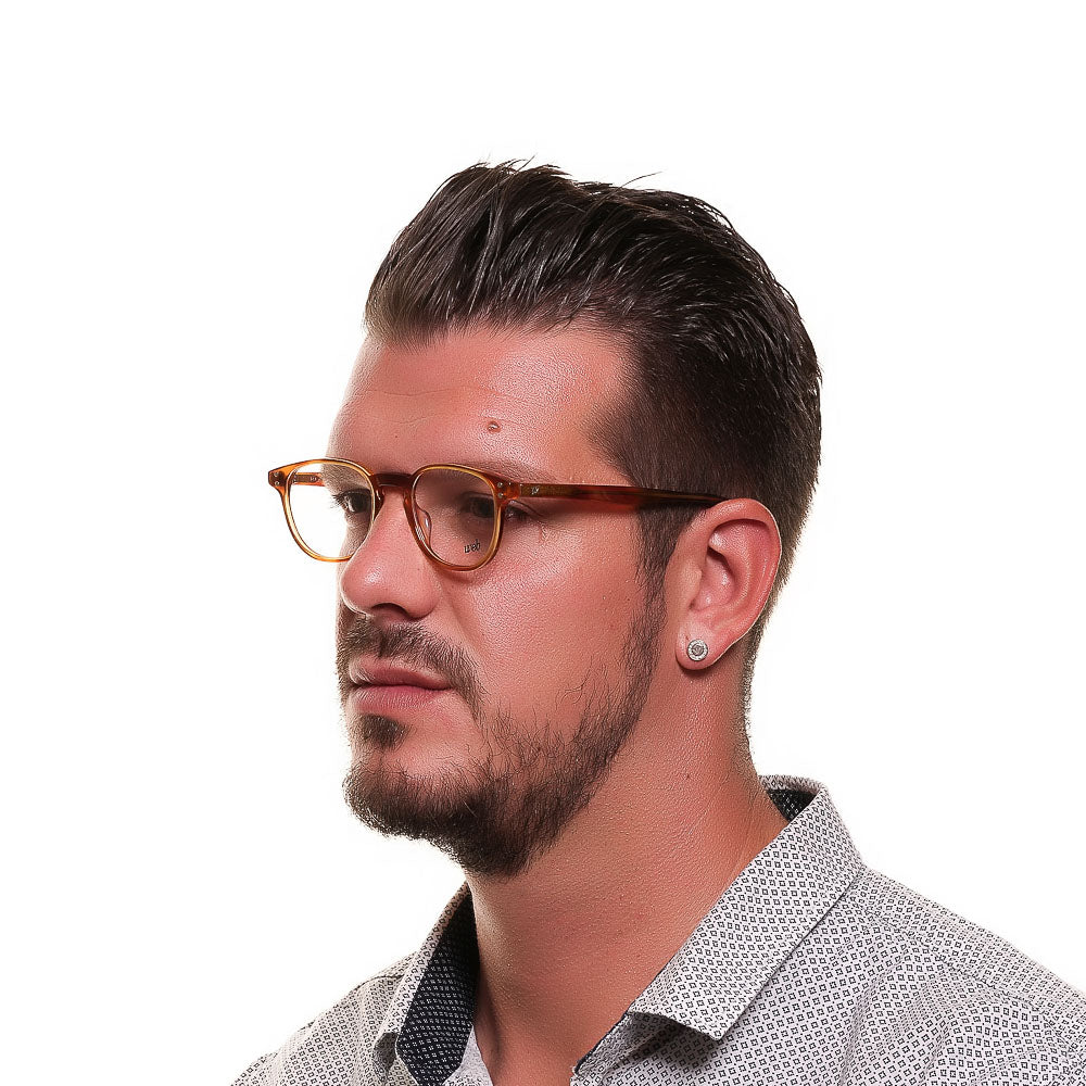 Web Round glasses in Orange with Plastic frame, model Web Optical Frame WE5280 053 46, from Burghley & Co – Luxury eyewear UK