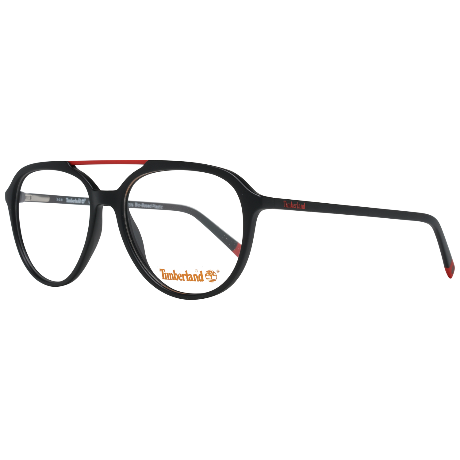 Timberland Aviator glasses in Black with Plastic frame, model Timberland Optical Frames TB1618 54002, from Burghley & Co – Luxury eyewear UK