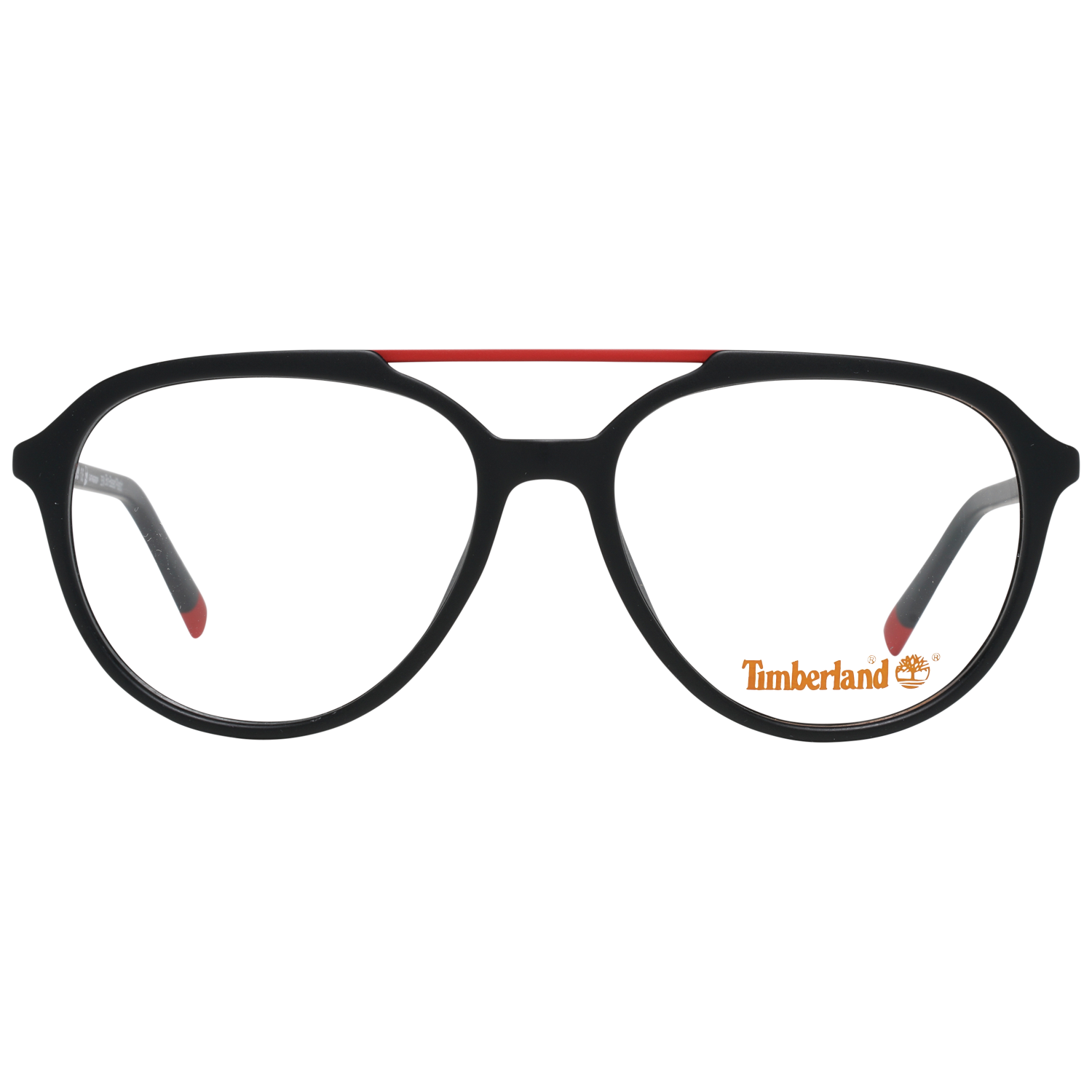 Timberland Aviator glasses in Black with Plastic frame, model Timberland Optical Frame TB1618 002 54, from Burghley & Co – Luxury eyewear UK