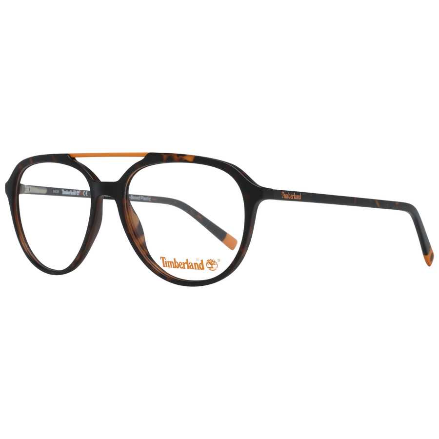 Timberland Aviator glasses in Brown with Plastic frame, model Timberland Optical Frames TB1618 54052, from Burghley & Co – Luxury eyewear UK