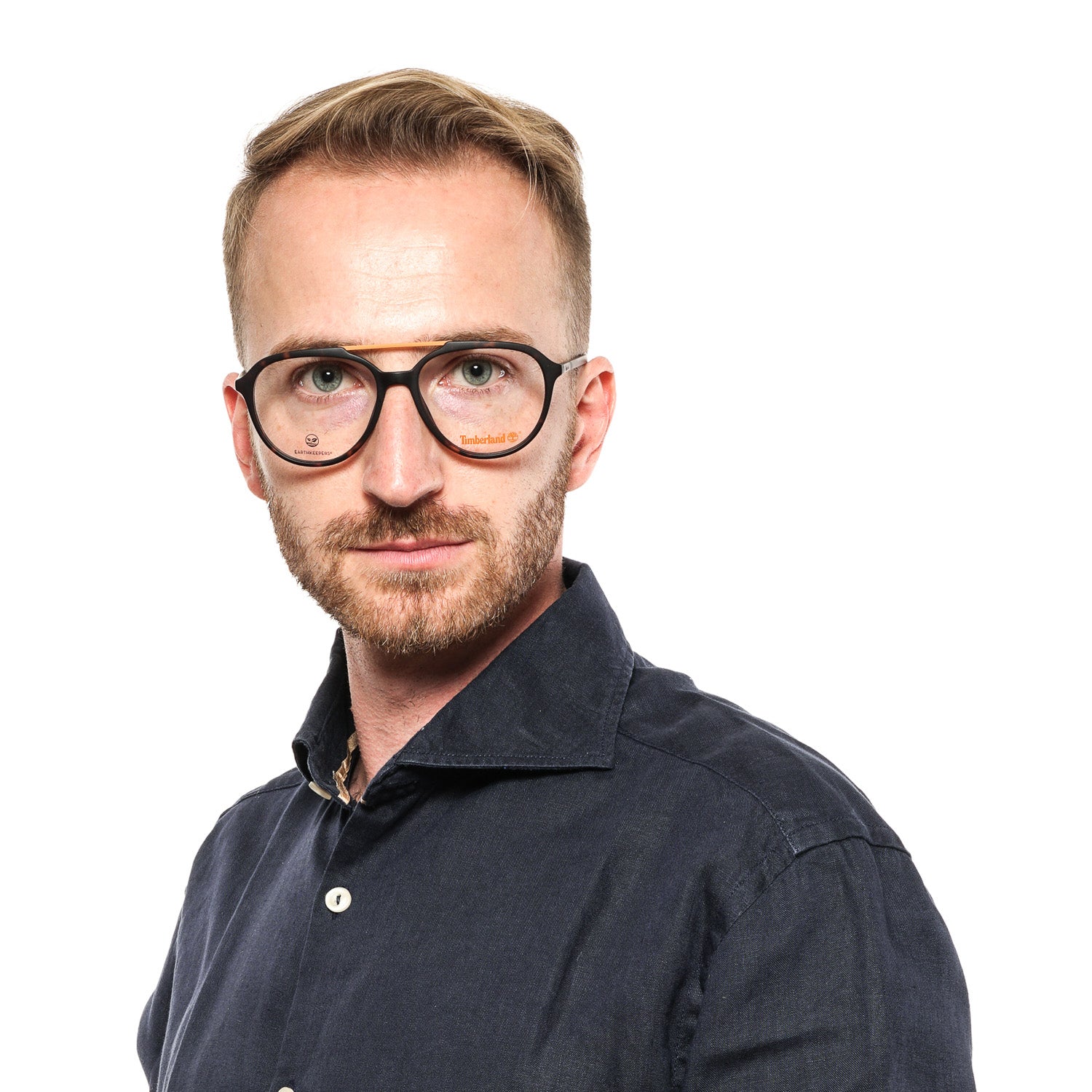 Timberland Aviator glasses in Brown with Plastic frame, model Timberland Optical Frames TB1618 54052, from Burghley & Co – Luxury eyewear UK