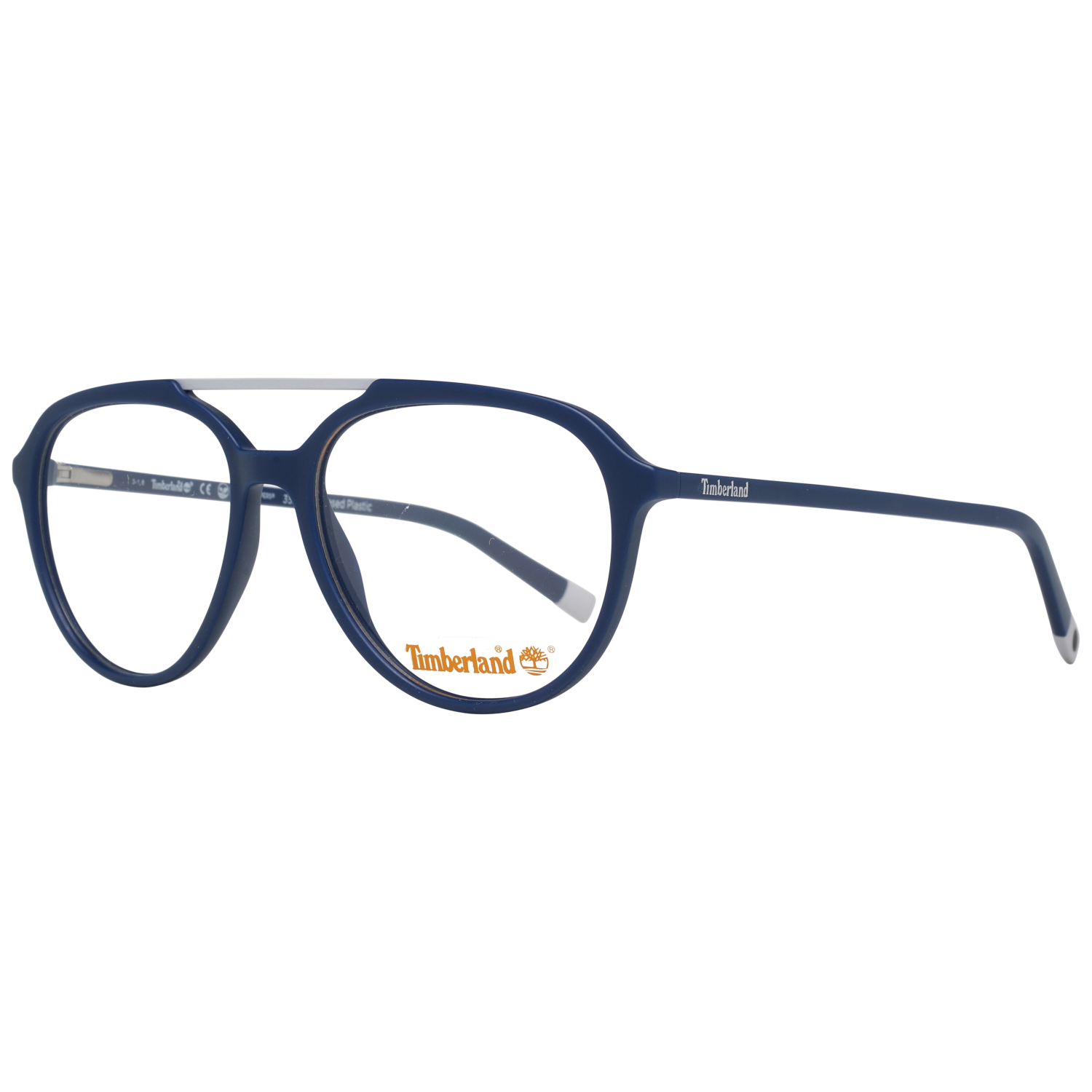 Timberland Aviator glasses in Blue with Plastic frame, model Timberland Optical Frames TB1618 54091, from Burghley & Co – Luxury eyewear UK
