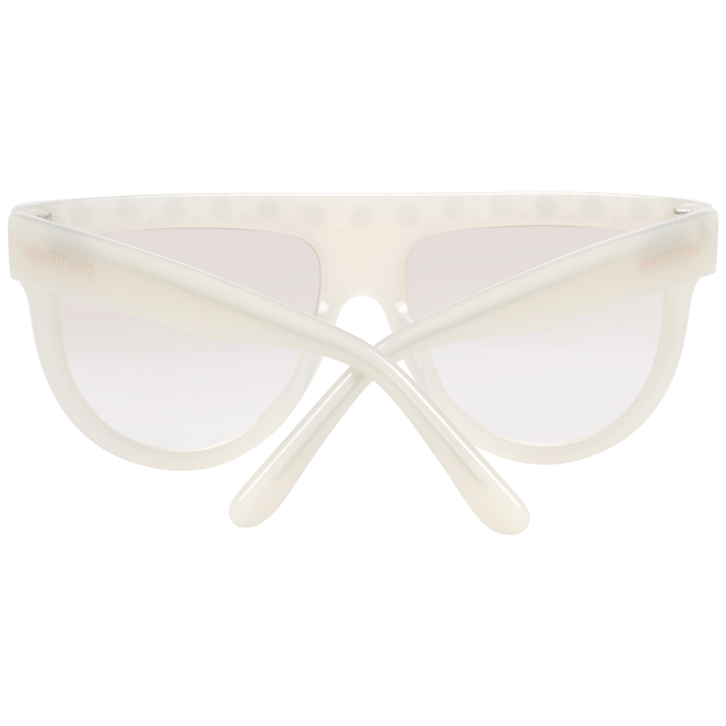 Marciano by Guess Round sunglasses in White with Plastic frame, model Marciano by Guess Sunglasses GM0795 5625F, from Burghley & Co – Luxury eyewear UK