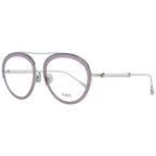 Tod's Round glasses in Silver and Purple with Metal frame, model Tod's Optical Frames TO5211 52072, from Burghley & Co – Luxury eyewear UK
