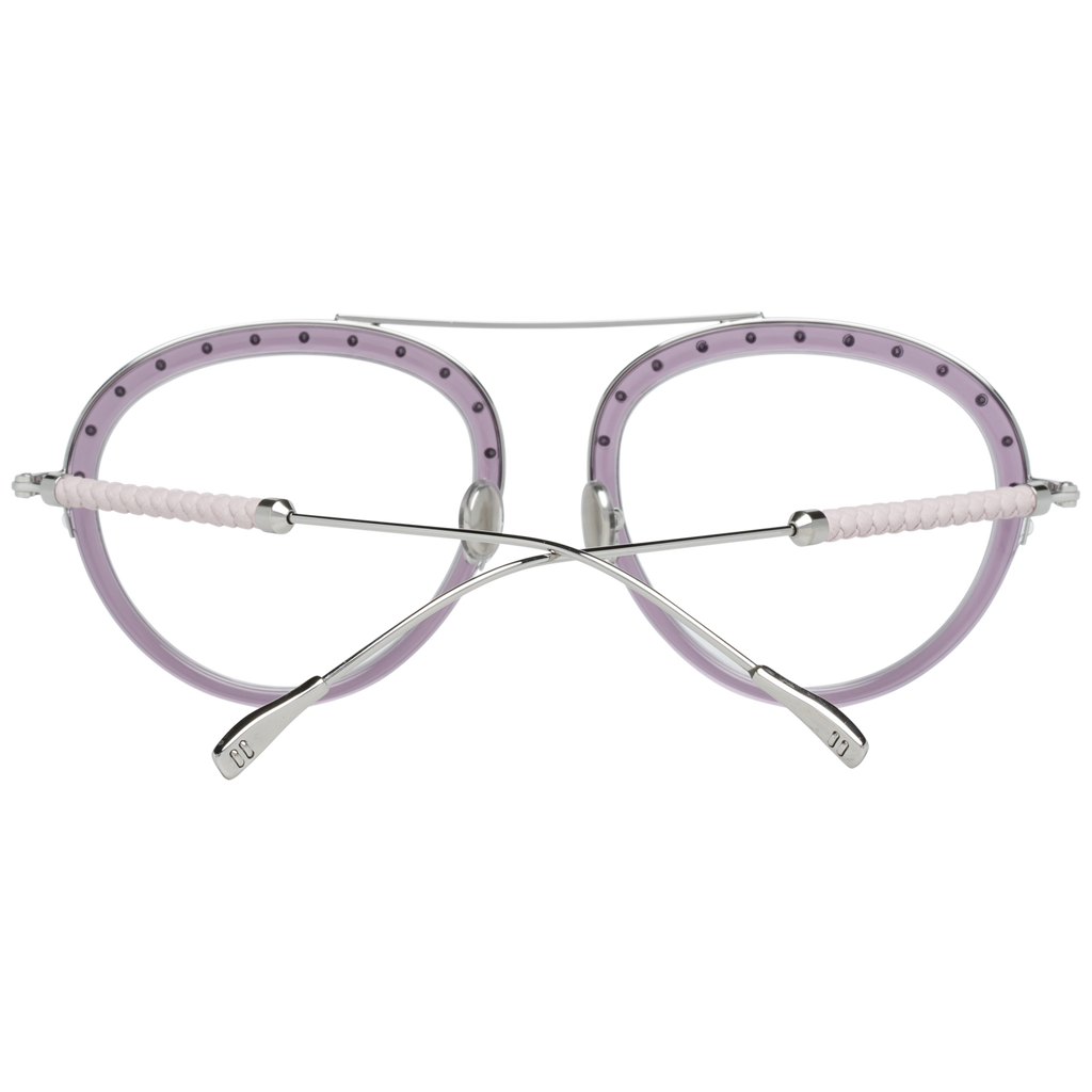 Tod's Round glasses in Silver and Purple with Metal frame, model Tods Optical Frame TO5211 072 52, from Burghley & Co – Luxury eyewear UK
