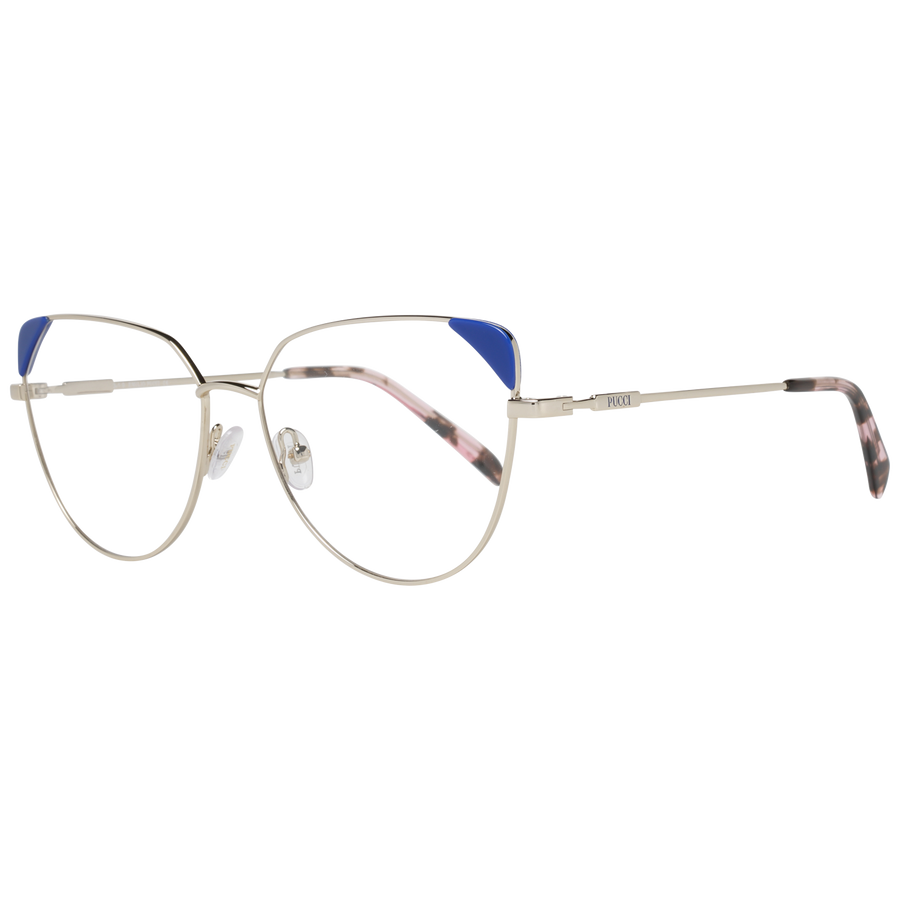 Pucci glasses in Gold with Metal frame, model Pucci Optical Frames EP5112 032 57, from Burghley & Co – Luxury eyewear UK