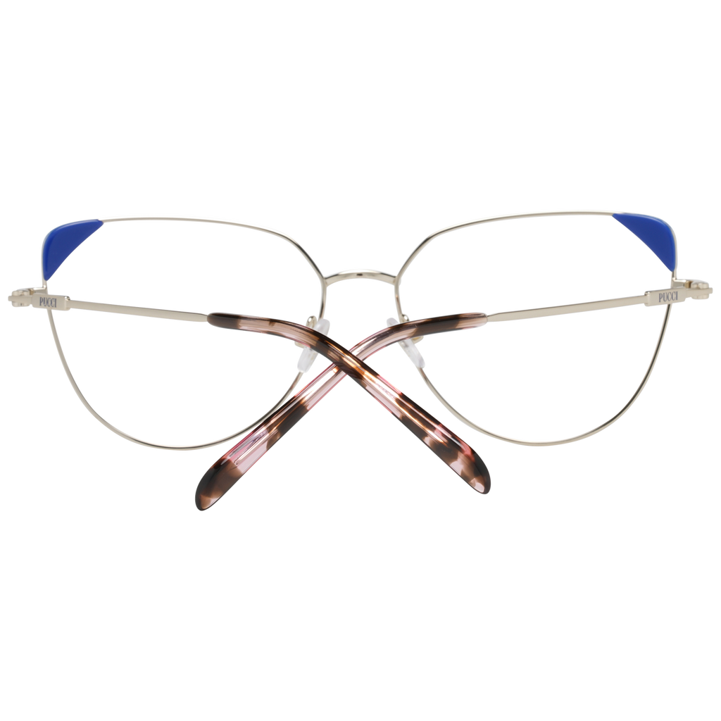 Pucci glasses in Gold with Metal frame, model Pucci Optical Frames EP5112 032 57, from Burghley & Co – Luxury eyewear UK